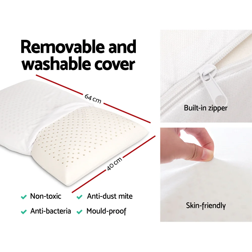 Giselle Bedding Natural Latex Pillow Classic Twin Pack - Image 7