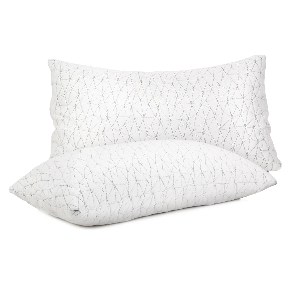 Giselle Bedding Memory Foam Pillow Single Size Twin Pack - Image 3