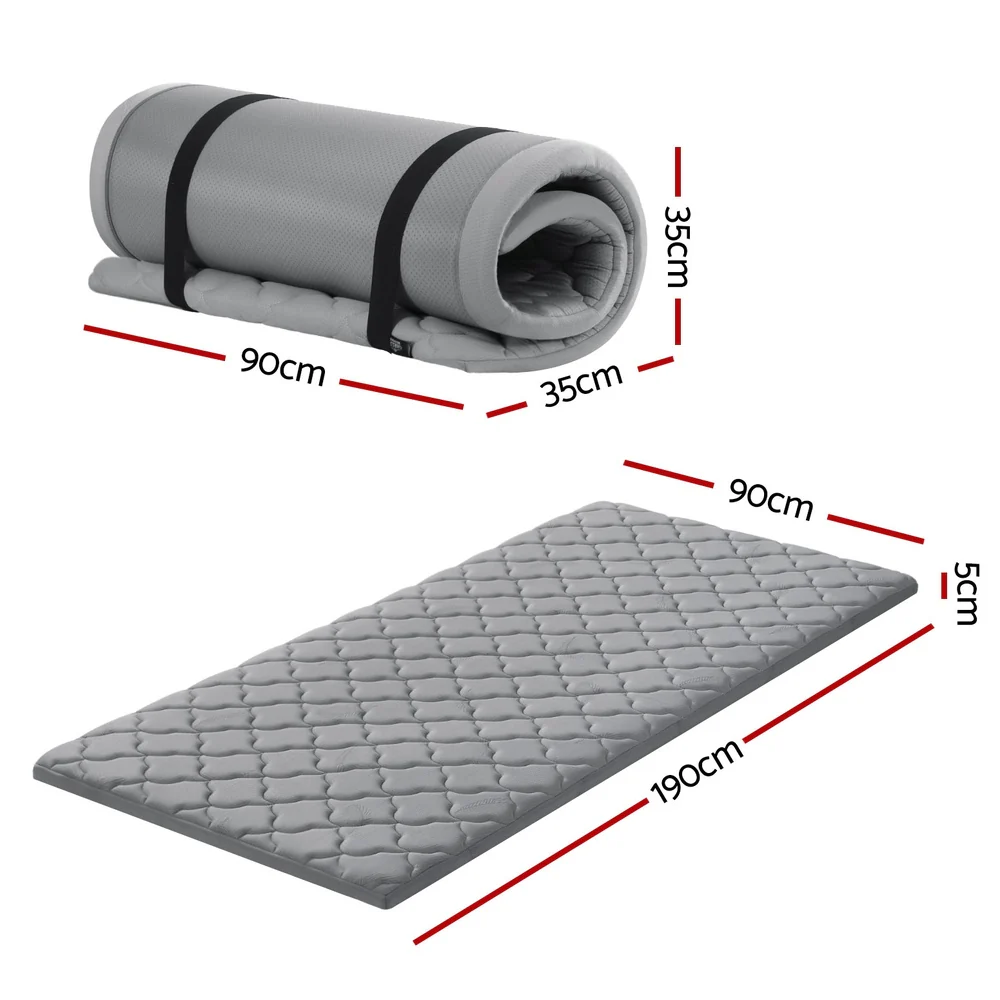 Giselle Bedding Single Foldable Mattress Camping Mat - Image 2