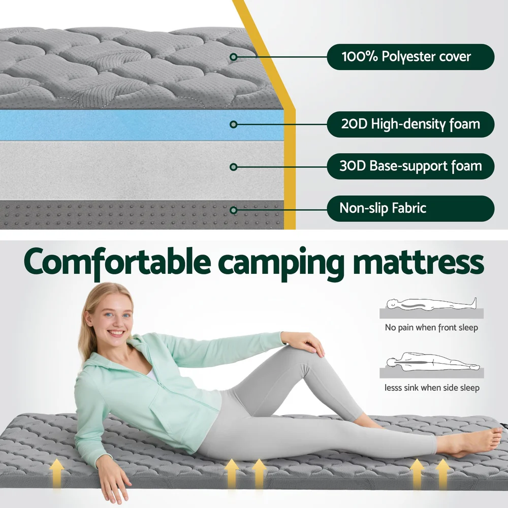 Giselle Bedding Single Foldable Mattress Camping Mat - Image 4