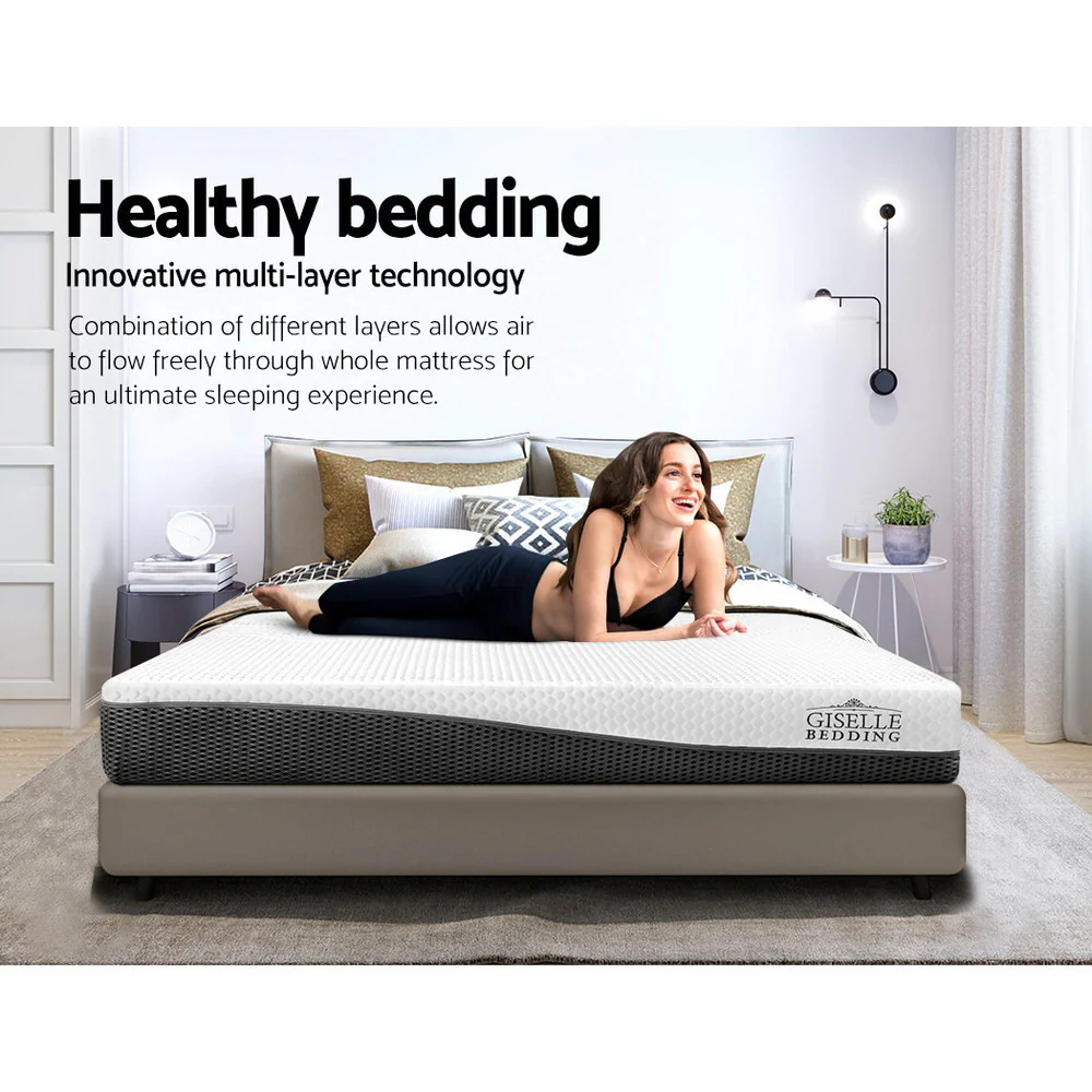 Giselle Bedding Memory Foam Mattress Bed Cool Gel Non Spring 21cm Single - Image 3
