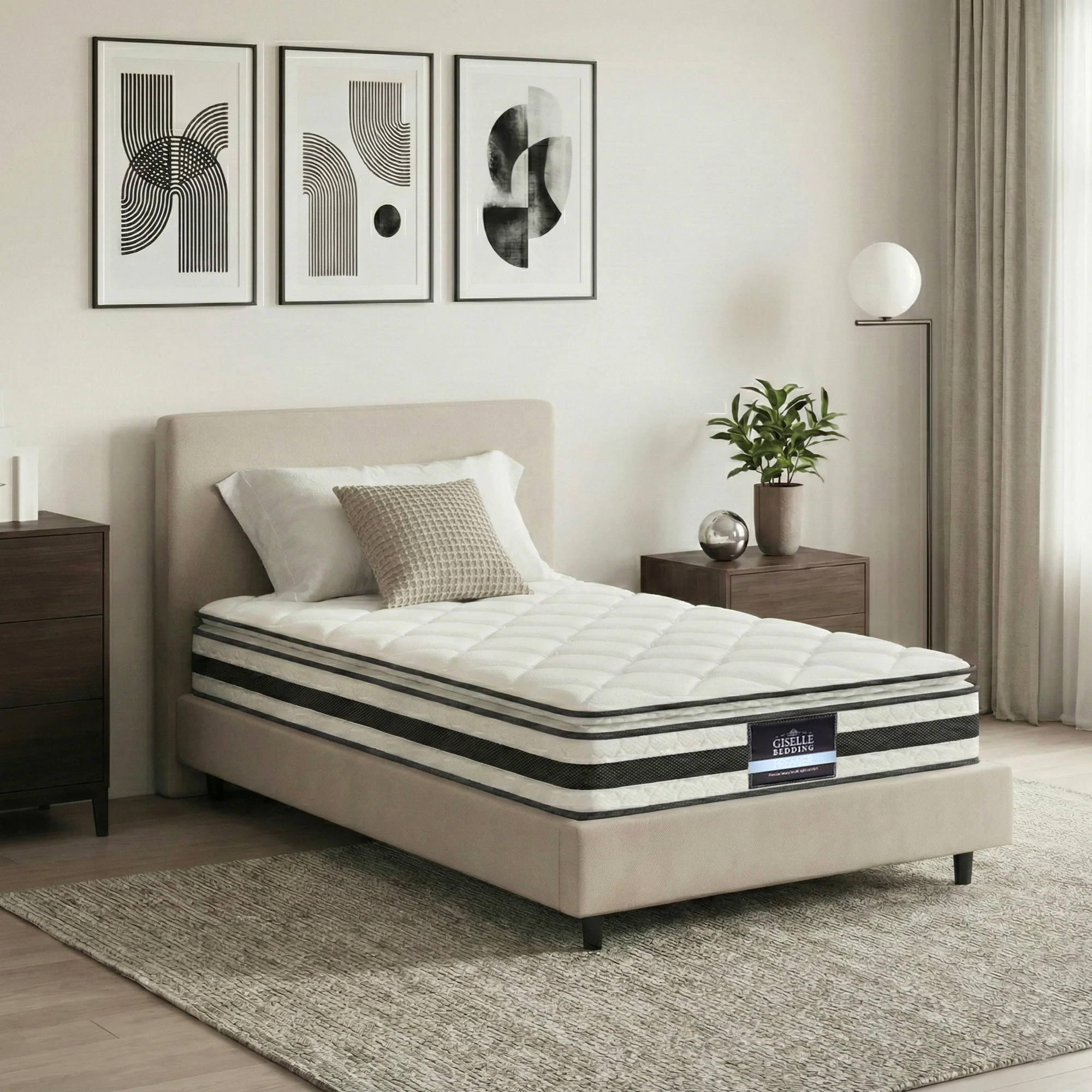 Giselle Bedding 21cm Mattress Pillow Top Single - Image 8