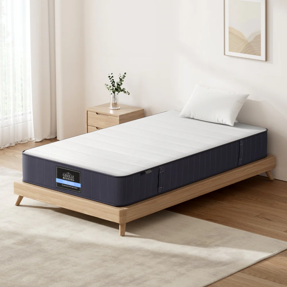 Giselle Bedding Tight Top Mattress 20cm Single Bed Pocket Spring Hybrid Mattresses - Image 7