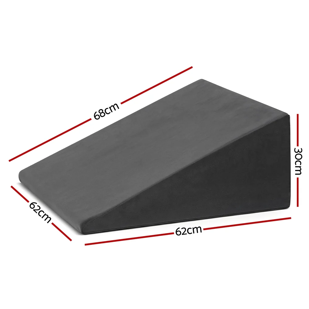 Giselle Bedding Wedge Pillow Grey - Image 2