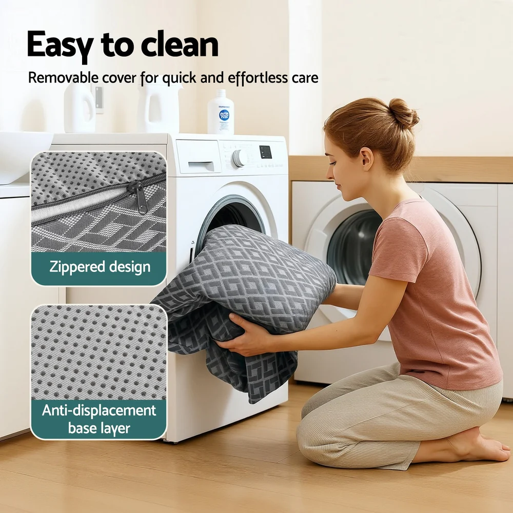Giselle Foldable Mattress Folding Sofa Bed Trifold Memory Foam Camping Cushion Mat - Image 9