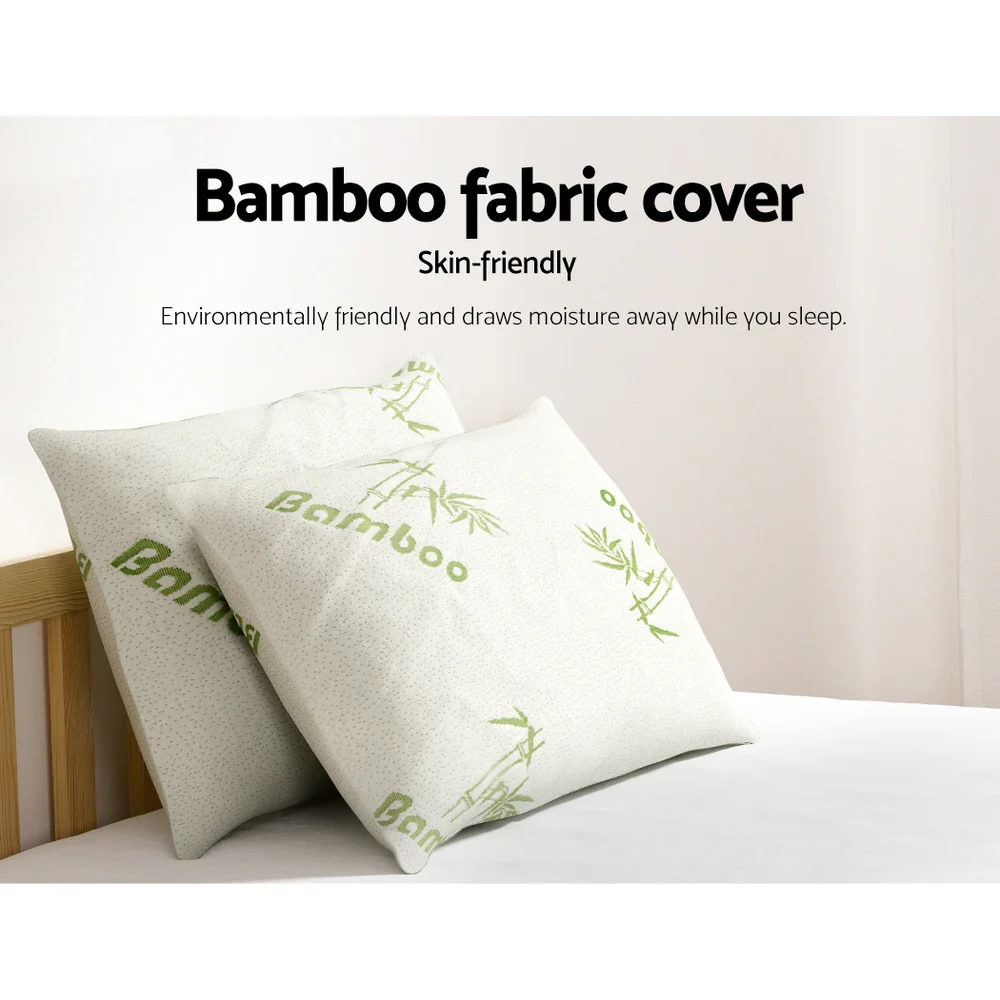 Giselle Bedding 4 Pack Bamboo Pillow Family Hotel - Image 6