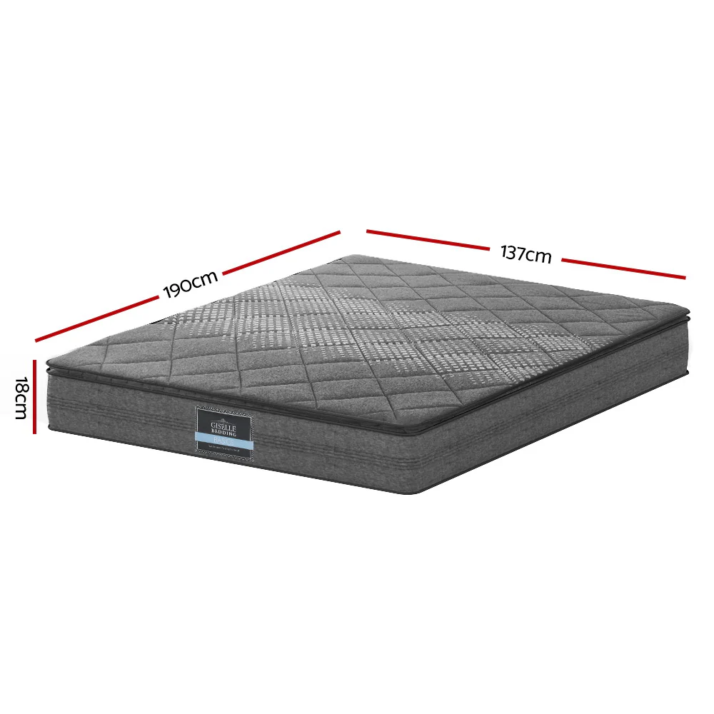 Giselle Bedding 18cm Mattress Pillow Top Double - Image 2