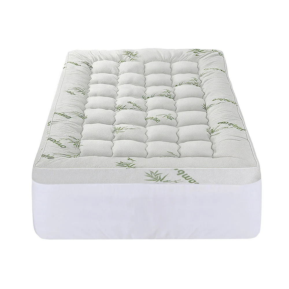Giselle Mattress Topper 11cm Pillowtop toppers Bamboo King Single - Image 3