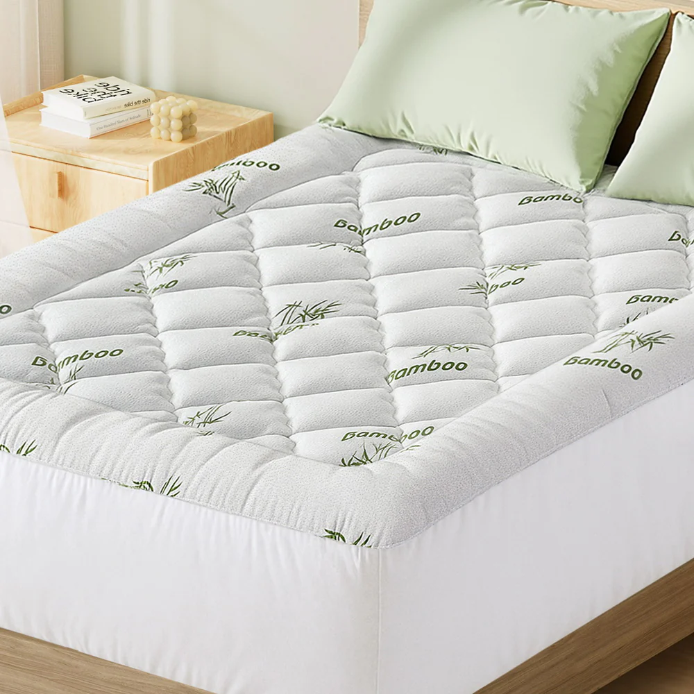 Giselle Mattress Topper 5cm Pillowtop toppers Bamboo Double - Image 7