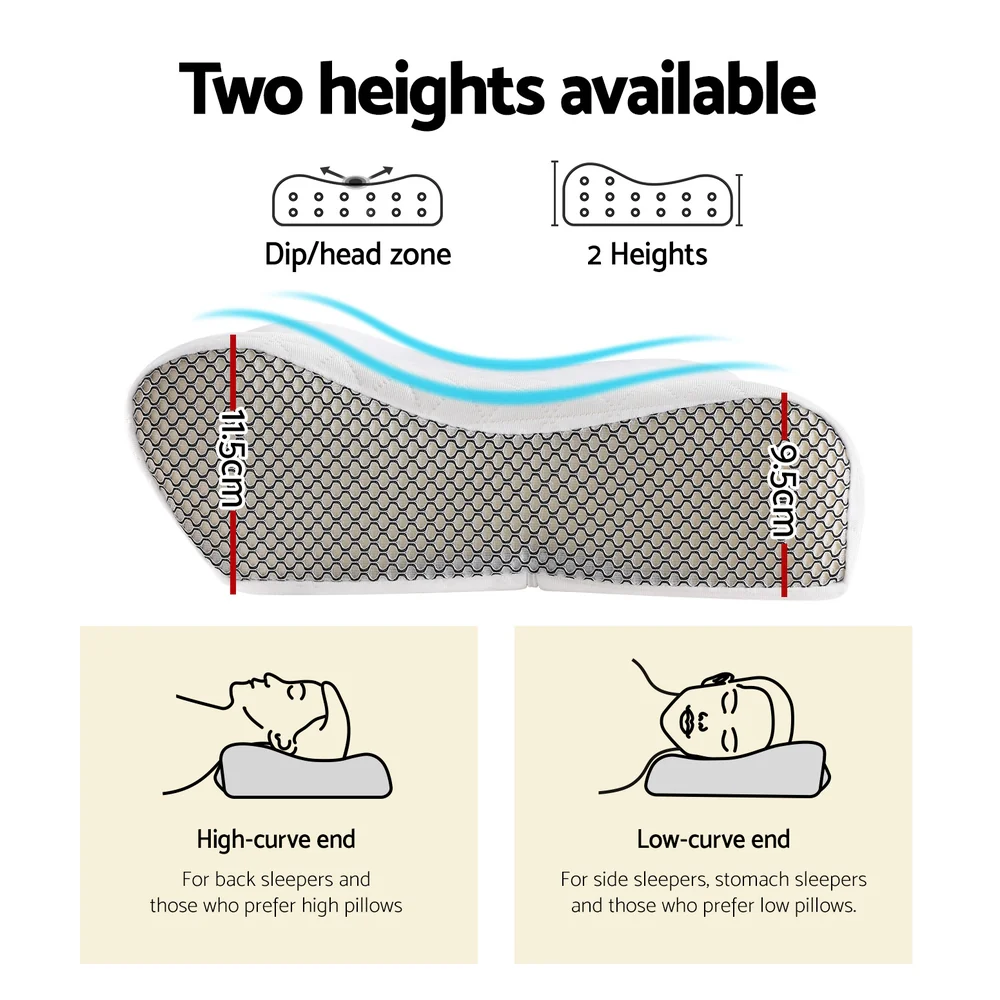 Giselle Memory Foam Pillow Contour Neck - Image 6