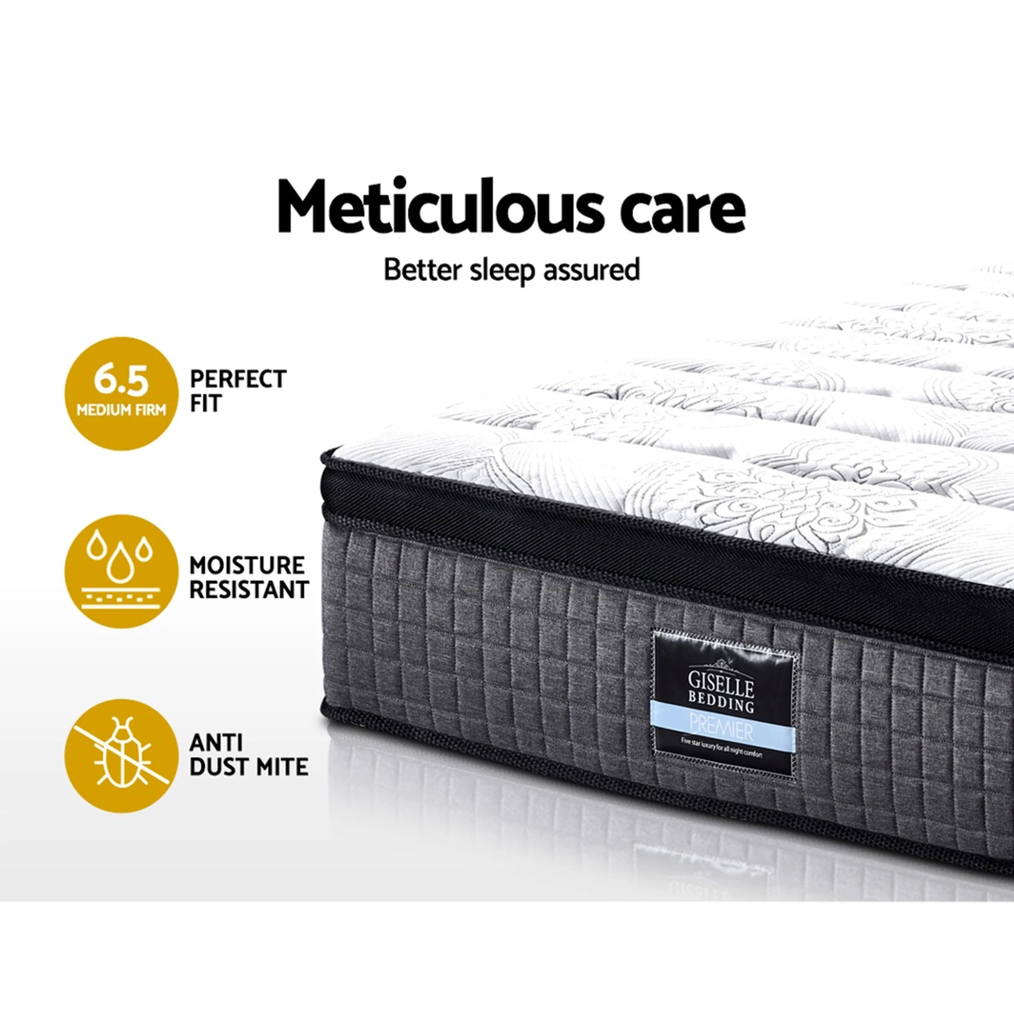 Giselle Bedding 34cm Mattress 9 Zone Latex Foam Single - Image 4