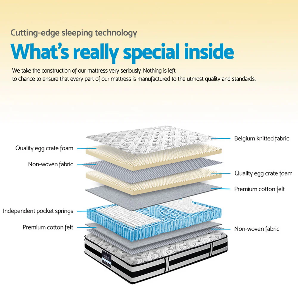 Giselle Bedding 24cm Mattress Super Firm Single - Image 5