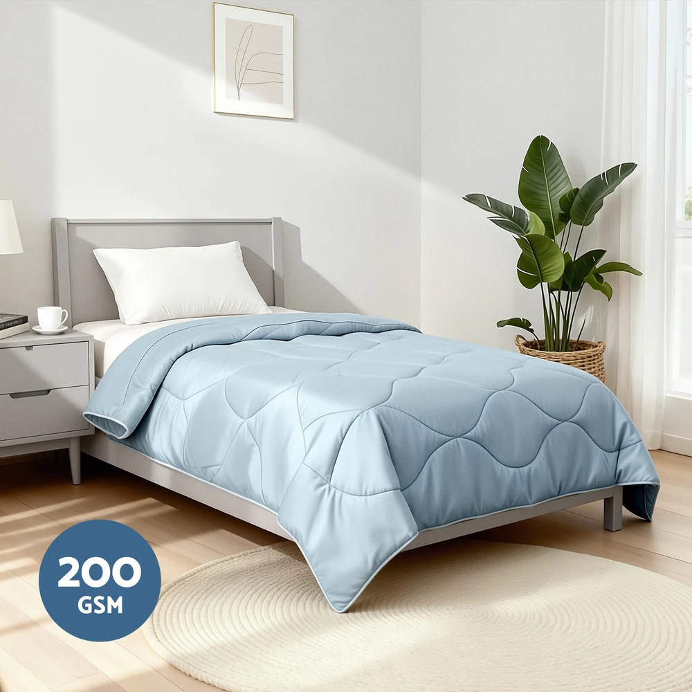 Giselle Tencel Quilt 200GSM Summer Quilts Comforter Doona Light Weight Soft Throw Blanket Single - Image 5